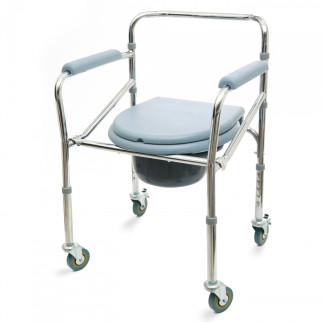 Крісло-туалет стандартне на колесах MED1-N38 - Інтернет-магазин спільних покупок ToGether