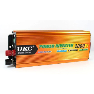 Перетворювач автомобільної напруги інвертор UKC AC/DC SSK 2000W 12V (1756374646) - Інтернет-магазин спільних покупок ToGether