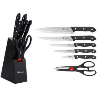 Кухонні ножі з підставкою Unique UN-1836 на 7 предметів (2075752431) - Інтернет-магазин спільних покупок ToGether