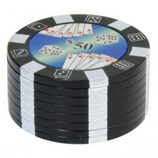 Гриндер для подрібнення тютюну фішки для покеру Changfeng HL-207 Black 50 фішок (15699-hbr) - Інтернет-магазин спільних покупок ToGether