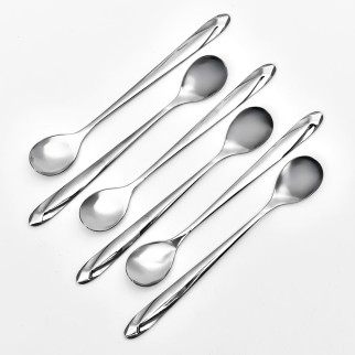 Набір десертних ложок Stenson Spoon R-89837 6 шт сріблястий - Інтернет-магазин спільних покупок ToGether