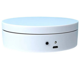 Поворотний стіл для предметної зйомки Mini Electric Turntable 12 см White CNV - Інтернет-магазин спільних покупок ToGether