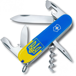 Складаний ніж Victorinox Spartan Ukraine Герб на прапорі вертикальний (1.3603.7.T3030p) - Інтернет-магазин спільних покупок ToGether