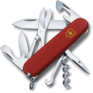 Складаний ніж Victorinox Climber Mat Червоний матовий лак з жовтим лого (1.3703_M0008p) - Інтернет-магазин спільних покупок ToGether