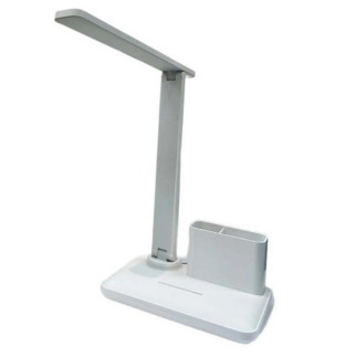 Настільна лампа акумуляторна CNV Portable Desk Lamp BL-3301 9068 з органайзером White - Інтернет-магазин спільних покупок ToGether