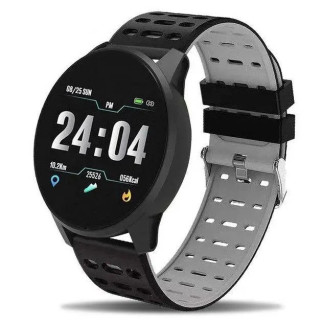 Фітнес-браслет Band 119PLUS Black Gray (16099-hbr) - Інтернет-магазин спільних покупок ToGether