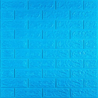 3D панель самоклеюча цегла Синій 700х770х5мм (003-5) Sticker Wall SW-00000154 - Інтернет-магазин спільних покупок ToGether