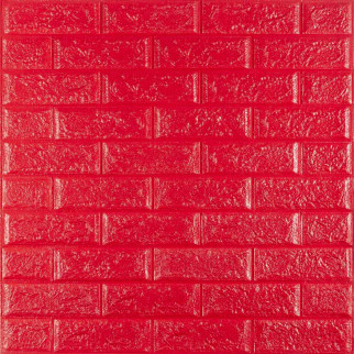 3D панель самоклеюча цегла червона 700x770x5мм (008-5) Sticker Wall SW-00000145 - Інтернет-магазин спільних покупок ToGether