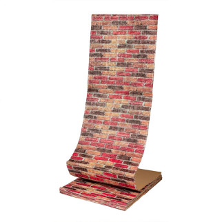 Самоклеюча 3D панель під бежево-коричневу цеглу катеринослав Sticker Wall 20000х700х3мм - Інтернет-магазин спільних покупок ToGether