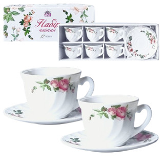 Набір чайний Рожевий бутон 12пр 30055-15019 S&T - Інтернет-магазин спільних покупок ToGether