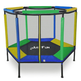 Батут-манеж із захисною сіткою Just Fun Trio 140 см - Інтернет-магазин спільних покупок ToGether