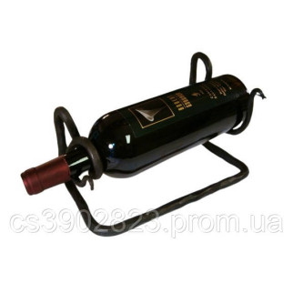Металева підставка для пляшки вина в стилі модерн, ручна робота - Інтернет-магазин спільних покупок ToGether