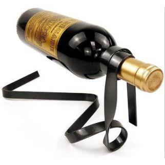 Металева підставка для пляшки вина у вигляді чорної стрічки, ручна робота - Інтернет-магазин спільних покупок ToGether