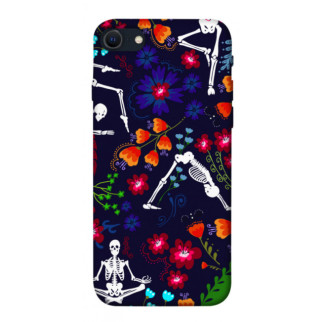 Чохол itsPrint Yoga skeletons для Apple iPhone SE (2020) - Інтернет-магазин спільних покупок ToGether