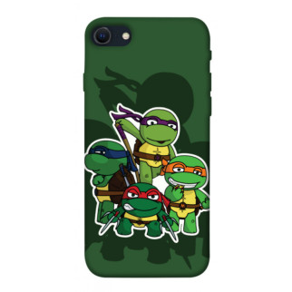Чохол itsPrint Green turtles для Apple iPhone SE (2020) - Інтернет-магазин спільних покупок ToGether