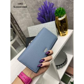 АКЦІЯ. Блакитний - на магніті - елегантний, стильний та вмісткий жіночий гаманець у фірмовій коробц - 19х9 см (1402) - Інтернет-магазин спільних покупок ToGether