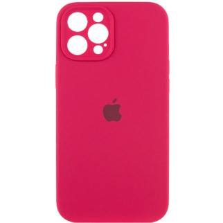 Чохол Silicone Case Full Camera Protective (AA) для Apple iPhone 12 Pro (6.1") Червоний / Rose Red / PVH - Інтернет-магазин спільних покупок ToGether