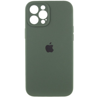 Чохол Silicone Case Full Camera Protective (AA) для Apple iPhone 12 Pro Max (6.7") Зелений / Cyprus Green / PVH - Інтернет-магазин спільних покупок ToGether
