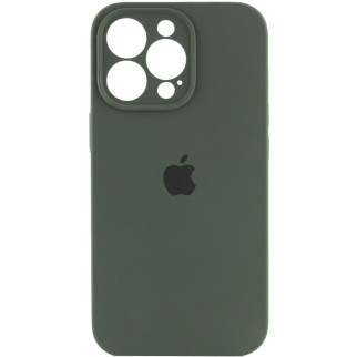Чохол Silicone Case Full Camera Protective (AA) для Apple iPhone 14 Pro (6.1") Зелений / Cyprus Green / PVH - Інтернет-магазин спільних покупок ToGether