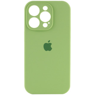 Чохол Silicone Case Full Camera Protective (AA) для Apple iPhone 15 Pro (6.1") М'ятний / Mint / PVH - Інтернет-магазин спільних покупок ToGether