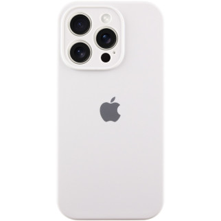 Чохол Silicone Case Full Camera Protective (AA) для Apple iPhone 15 Pro Max (6.7") Білий / White / PVH - Інтернет-магазин спільних покупок ToGether