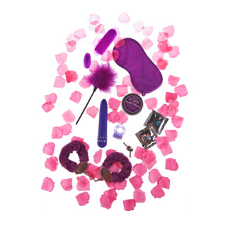 Набір БДСМ секс іграшок Toy Joy Super Sex Bomb, 9 предметів, фіолетовий - Інтернет-магазин спільних покупок ToGether