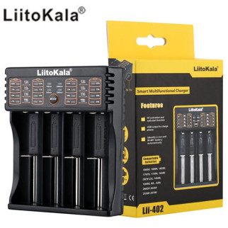 Зарядное устройство LiitoKala Lii-402, POWER BANK, 4Х- 18650, АА, ААА Li-Ion, LiFePO4, Ni-Mh, ОРИГИНАЛ - Інтернет-магазин спільних покупок ToGether