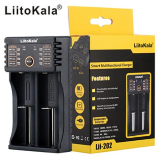 Зарядное устройство LiitoKala Lii-202, 2Х-10440/ 14500/ 16340/ 17355/ 17500/ 17670/ 18350/ 18490/ 18650/ - Інтернет-магазин спільних покупок ToGether