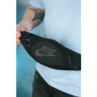 Бананка Nike 1000d чорна, чорне лого (маленька) - Інтернет-магазин спільних покупок ToGether