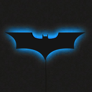 Панно декоративне картина на стіну Бетмен LED підсвітка 800х241 acr-p000175 - Інтернет-магазин спільних покупок ToGether