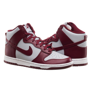 Чоловічі Кросівки Nike DUNK HI RETRO Червоний Сірий 44 (7dDD1399-600 44) - Інтернет-магазин спільних покупок ToGether