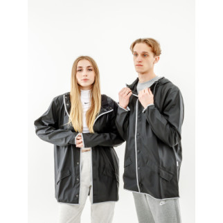 Чоловіча Куртка Rains Jackets Чорний M-L (7d1201-BlackReflective M-L) - Інтернет-магазин спільних покупок ToGether