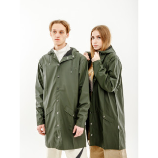 Чоловіча Куртка Rains Long Jacket Зелений S-M (7d1202-Green S-M) - Інтернет-магазин спільних покупок ToGether