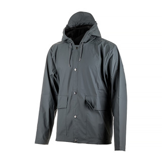 Чоловіча Куртка Rains Short Hooded Coat Сірий M-L (7d1826-Slate M-L) - Інтернет-магазин спільних покупок ToGether