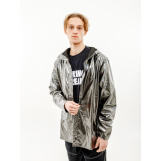 Чоловіча Куртка Rains Jackets Срібний L-XL (7d1801-HolographicSteel L-XL) - Інтернет-магазин спільних покупок ToGether