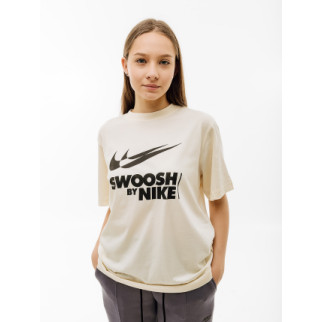 Жіноча Футболка Nike W TEE BF GLS Бежевий S (7dFZ4634-113 S) - Інтернет-магазин спільних покупок ToGether