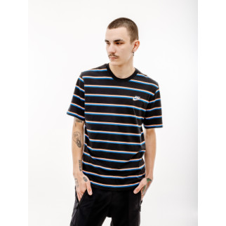 Чоловіча Футболка Nike M TEE CLUB STRIPE Чорний M (7dDZ2985-011 M) - Інтернет-магазин спільних покупок ToGether