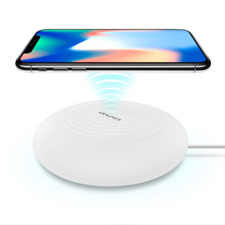 Бездротова зарядка з підсвічуванням 7 кольорів 10W 7 COLOR Awei W7 + WIRELESS CHARGE - Інтернет-магазин спільних покупок ToGether