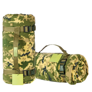 Тактичний флісовий плед 150х200см – ковдра для військових із чохлом, килимок плед покривало. Колір: піксель - Інтернет-магазин спільних покупок ToGether