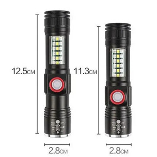 Ліхтар SY-1903C-P50+SMD+RGB Alarm, ЗУ USB, кишеньковий ліхтар із usb зарядкою, надпотужний ліхтарик - Інтернет-магазин спільних покупок ToGether