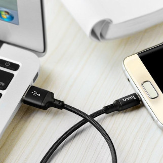 Кабель USB Hoco X14 Times Speed ​​MicroUSB H-X14-TS-MC 1 м чорний - Інтернет-магазин спільних покупок ToGether