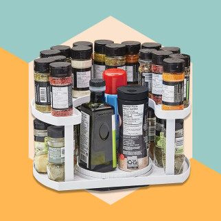 Спеціалістка Spice Spinner Two-Tiered Spice Organizer незамінна помічниця в будинку - Інтернет-магазин спільних покупок ToGether