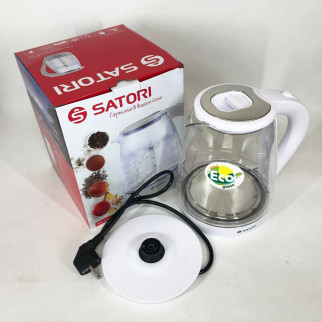 Електрочайник Satori SGK-4105-WT 1,8 л, стильний електричний чайник, чайники з підсвічуванням - Інтернет-магазин спільних покупок ToGether