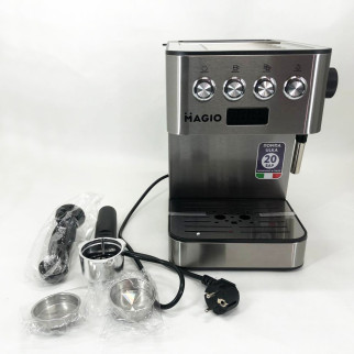 Кавоварка рожкова еспресо/капучино Magio MG-452 850 Вт, кавомашина домашня, кавовий апарат для дому - Інтернет-магазин спільних покупок ToGether
