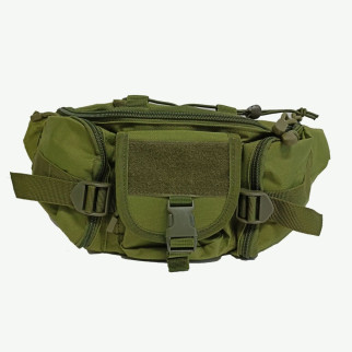 Сумка поясна тактична / Чоловіча сумка на пояс / Армейська сумка. Колір: зелений - Інтернет-магазин спільних покупок ToGether
