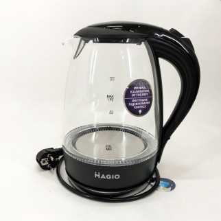 Чайник прозорий з підсвічуванням MAGIO MG-501, маленький електрочайник, гарний електричний чайник - Інтернет-магазин спільних покупок ToGether