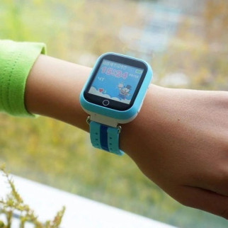 Дитячий розумний годинник з GPS Smart baby watch Q750 Blue, смарт годинник-телефон з сенсорним екраном та іграми - Інтернет-магазин спільних покупок ToGether