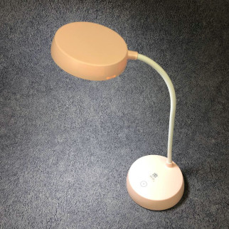 Настільна акумуляторна лампа MS-13, лампа для шкільного столу, лампа на тумбочку. Колір: рожевий - Інтернет-магазин спільних покупок ToGether
