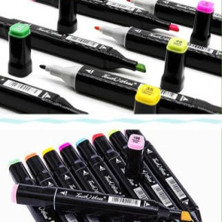 Набір скетч маркерів для малювання Touch 24 шт/уп. двосторонні професійні фломастери для художників - Інтернет-магазин спільних покупок ToGether