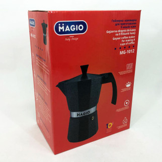 Гейзерна кавоварка Magio MG-1012, кавоварка для дому, турка гейзерна для кави, кавник гейзерний - Інтернет-магазин спільних покупок ToGether